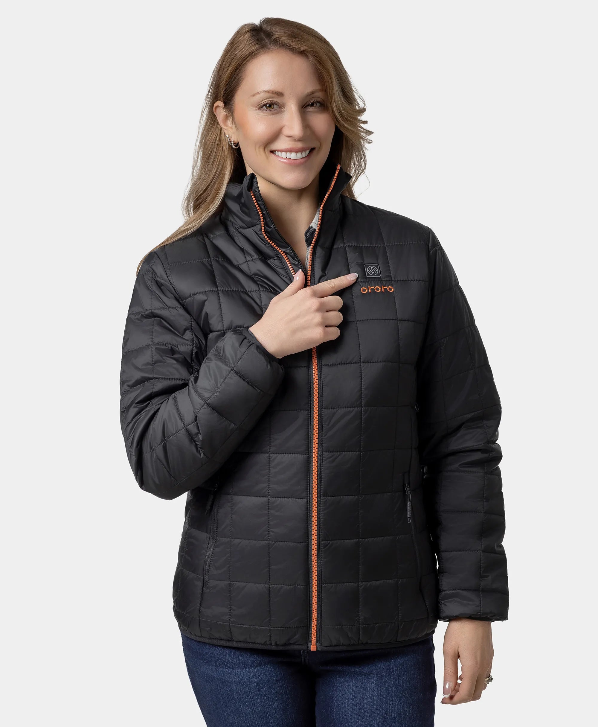 Manteau matelassée chauffant Prism pour femme, Thumbnail 4