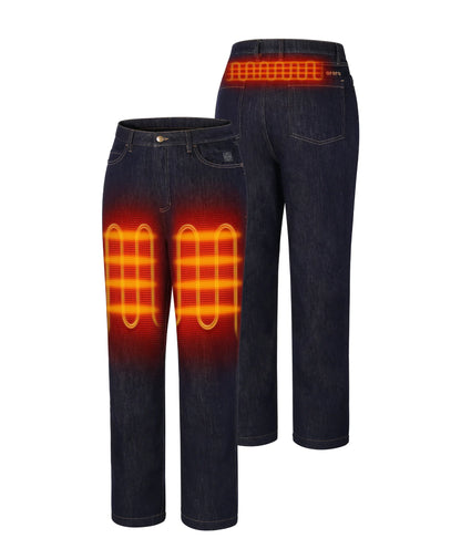 3 heating zones:  left & right thighs,  lower back