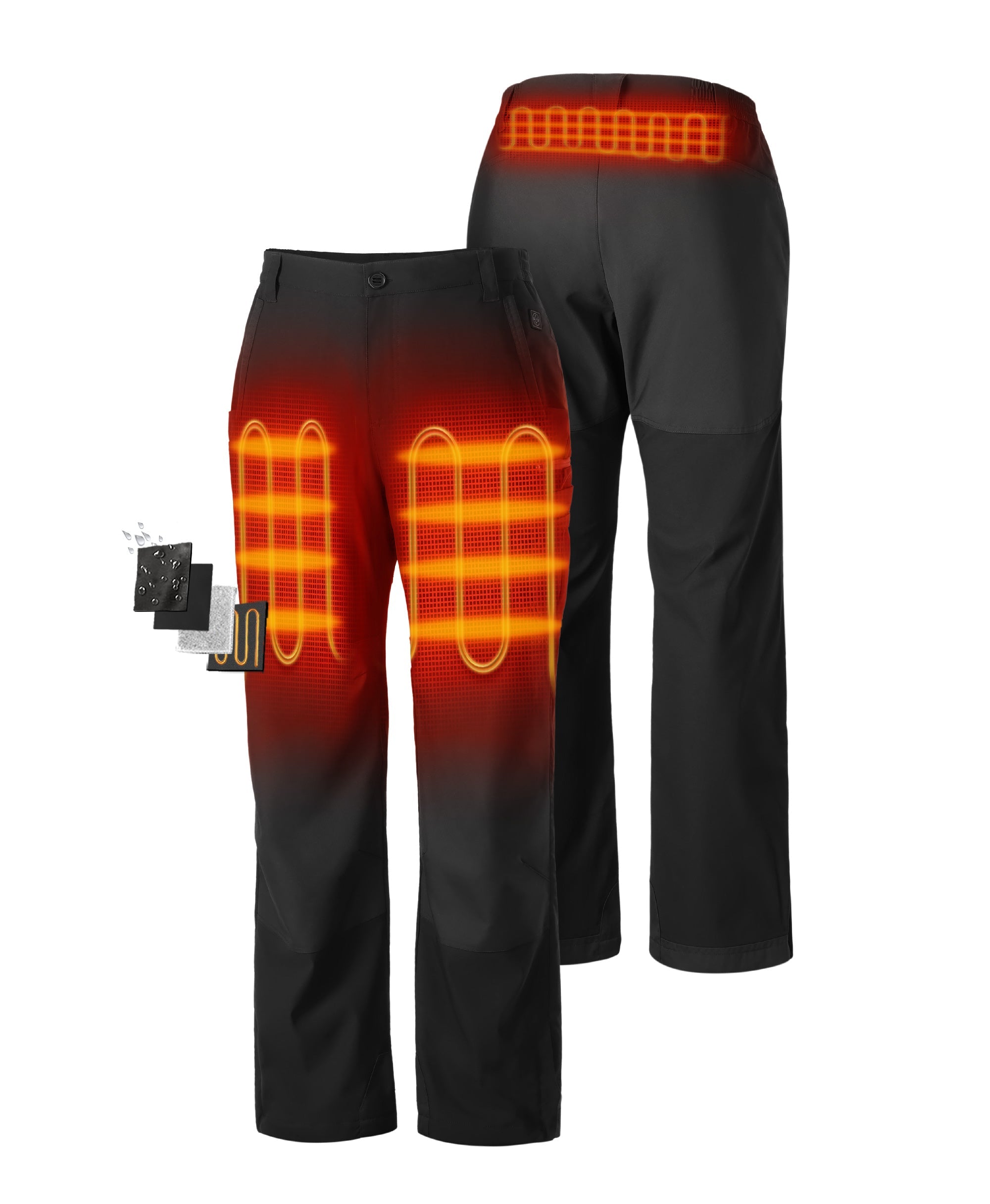 Bristol Lite Women's Heated Utility Fleece Lined Pants, Thumbnail 2