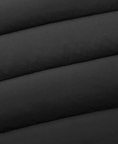 Horizontal quilted stitching design