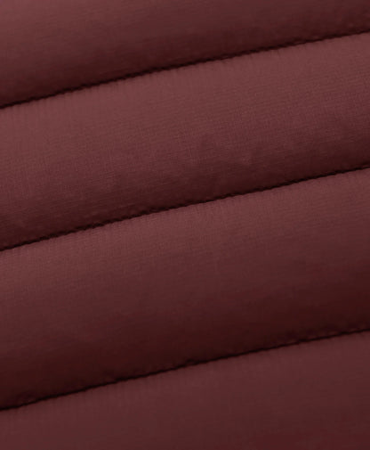 Horizontal quilted stitching design