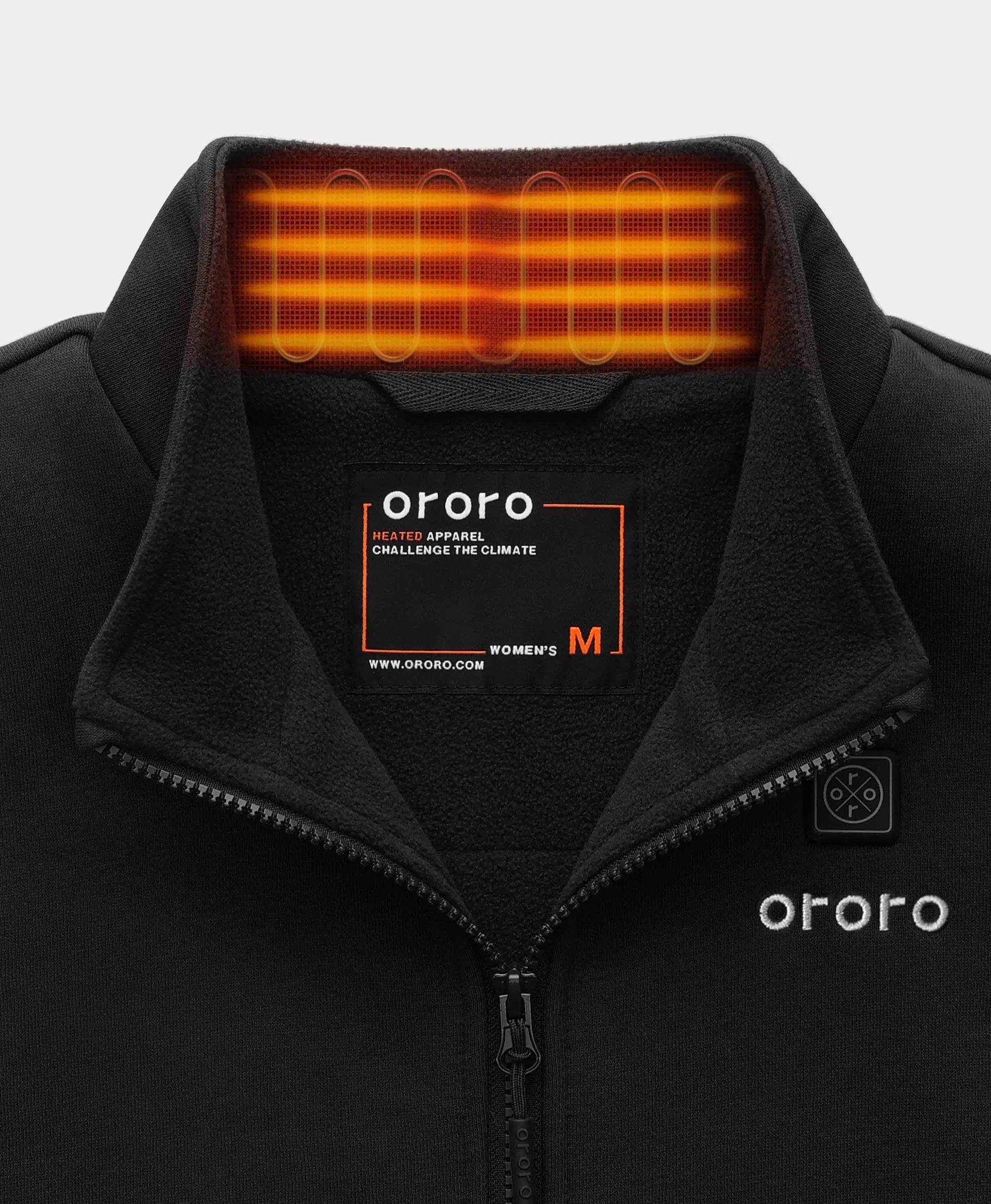 Women's Heated Fleece Vest - Black (2025), Thumbnail 6