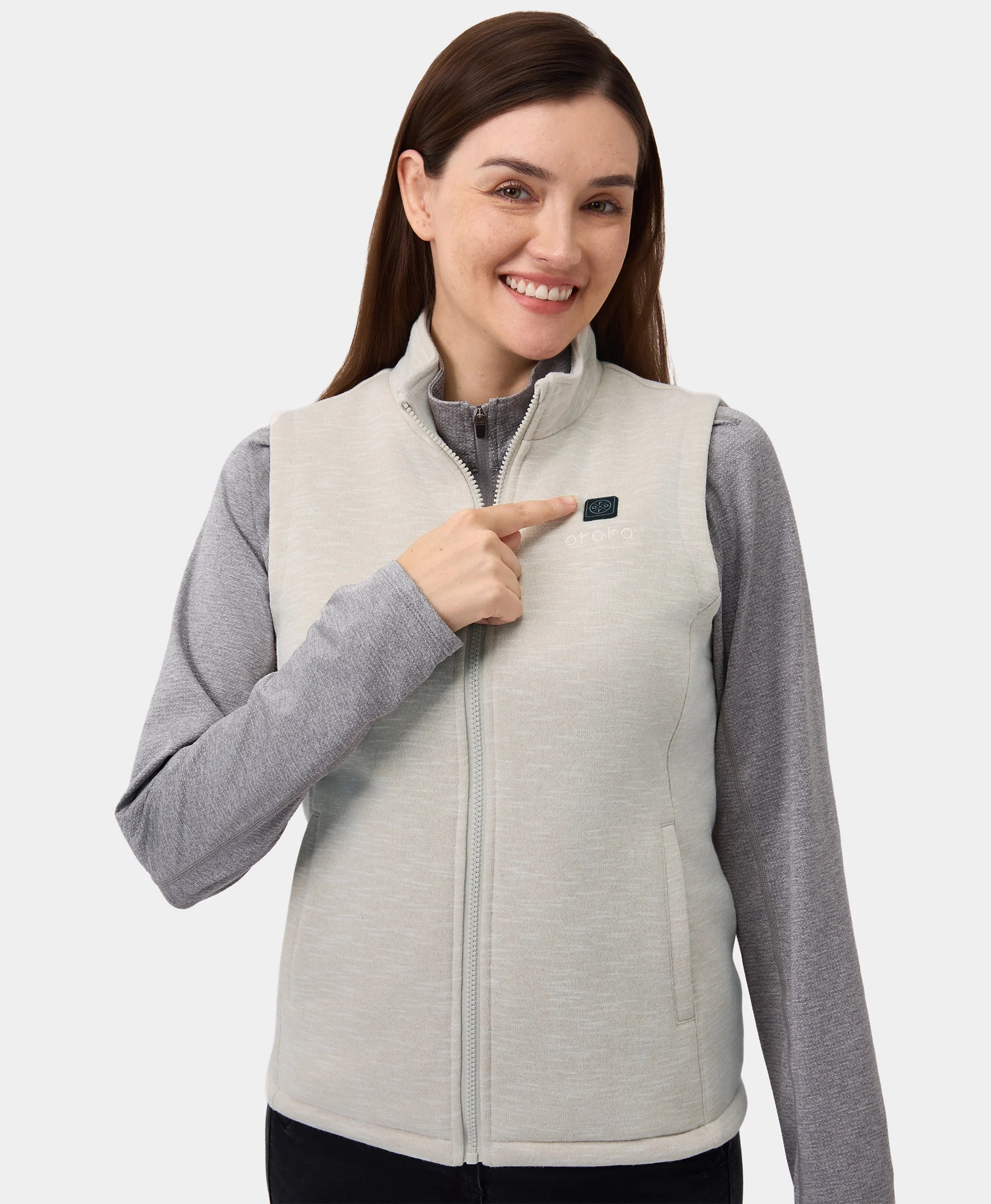 Women's Heated Fleece Vest - New Colors (4 Heating Zones), Thumbnail 26