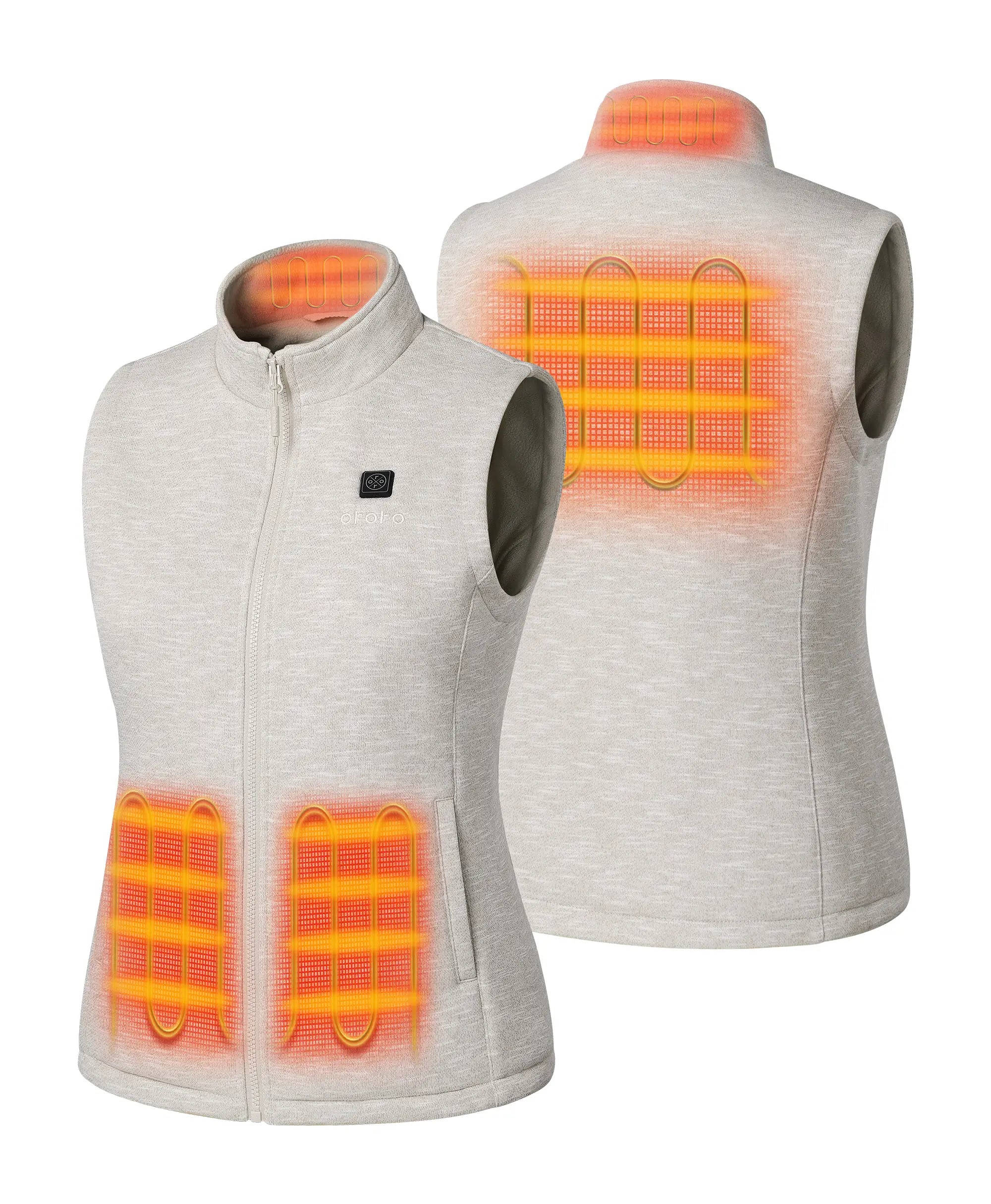 Women's Heated Fleece Vest - New Colors (4 Heating Zones), Thumbnail 25