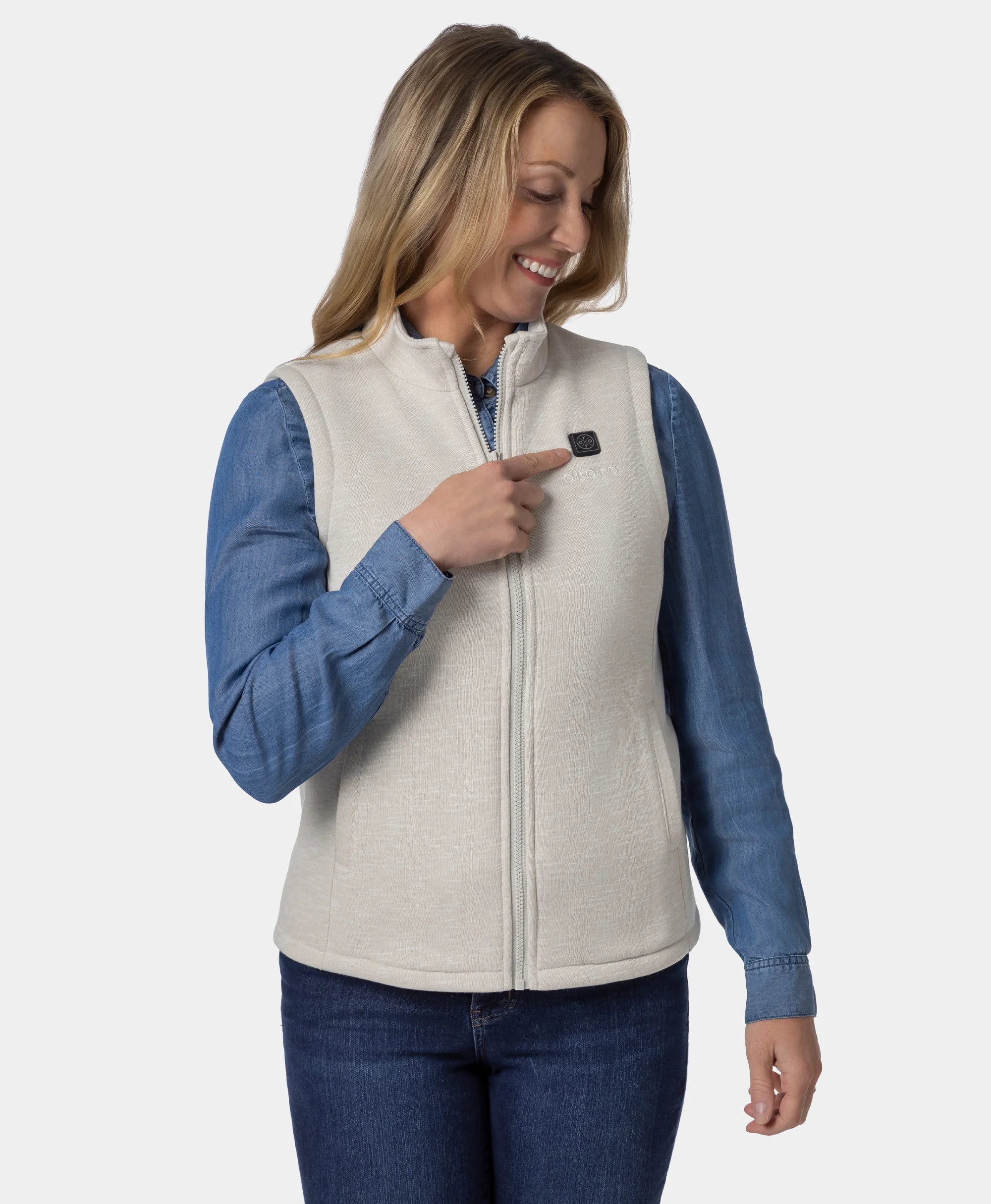 Women's Heated Fleece Vest - New Colors (4 Heating Zones), Thumbnail 26