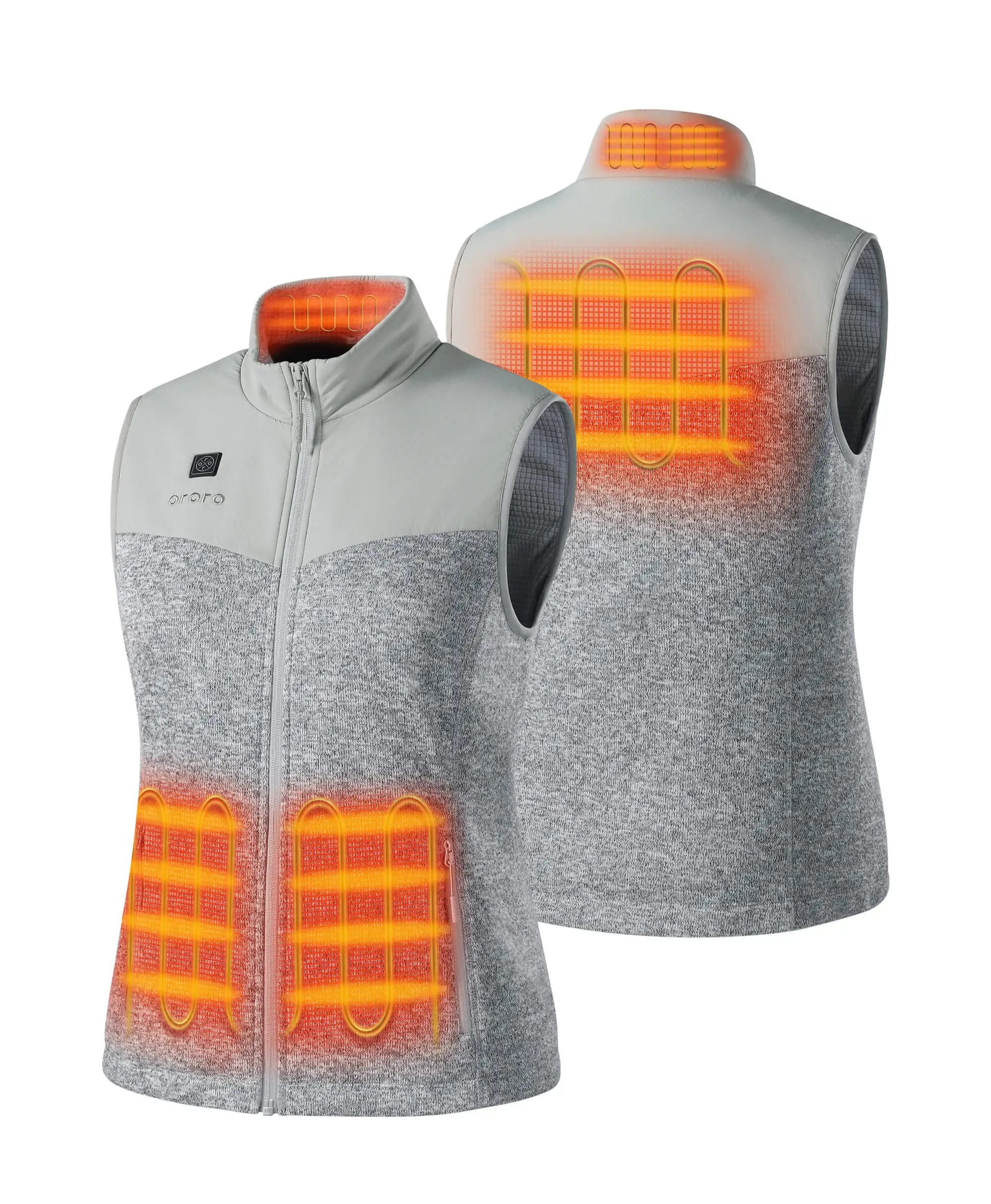 Augusta Women's Heated Sweater Fleece Vest, Thumbnail 14