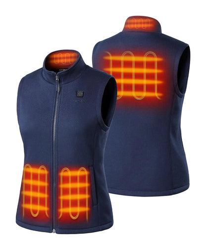 Women's Heated Fleece Vest - New Colors (2025)