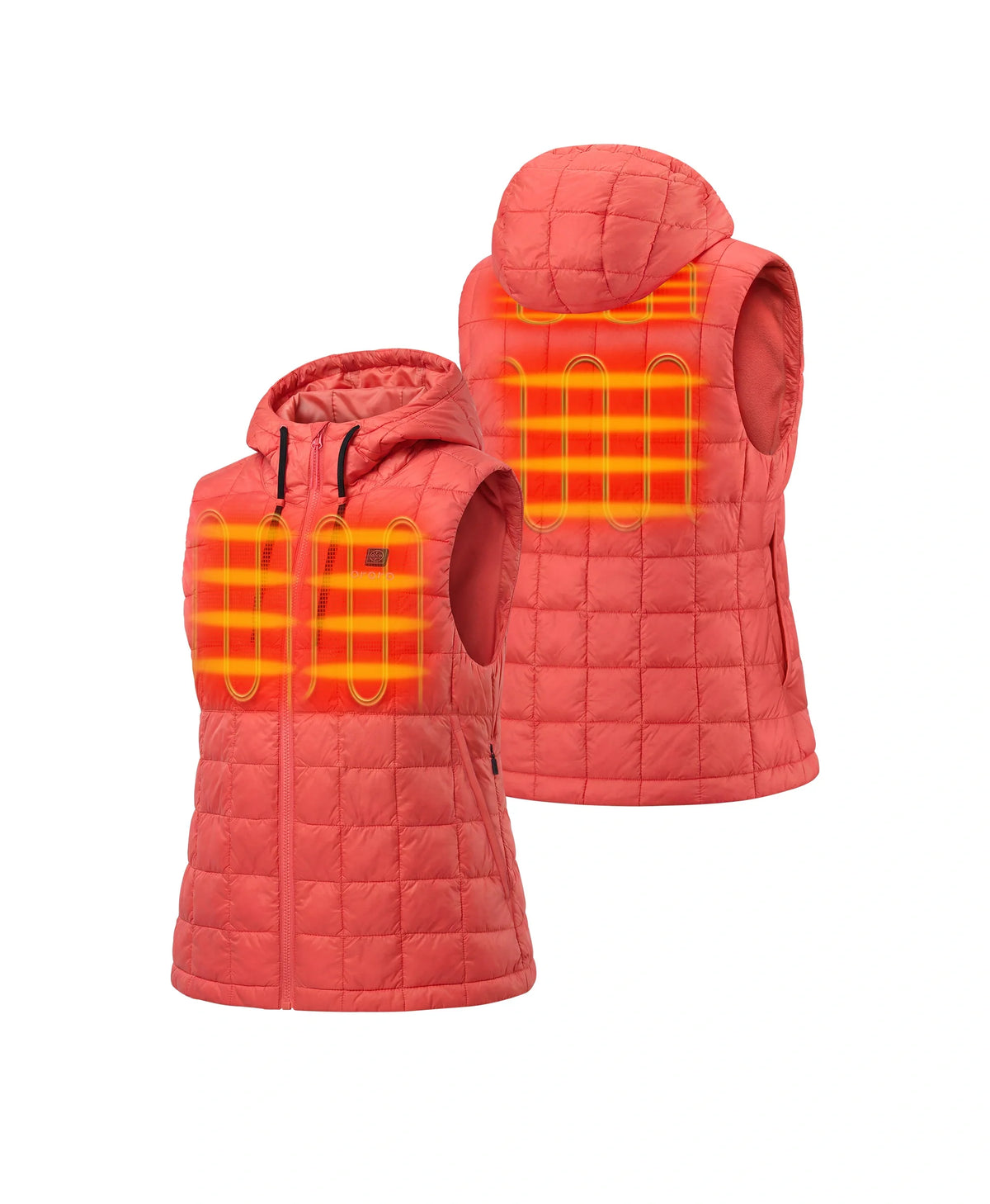 PuffLyte Women's 4-Zone Hooded Heated Vest