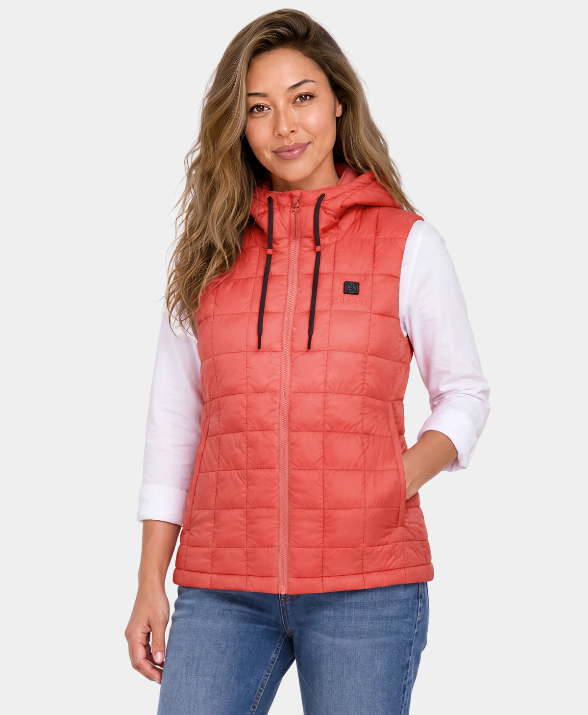 PuffLyte Women's 4-Zone Hooded Heated Vest, Thumbnail 9