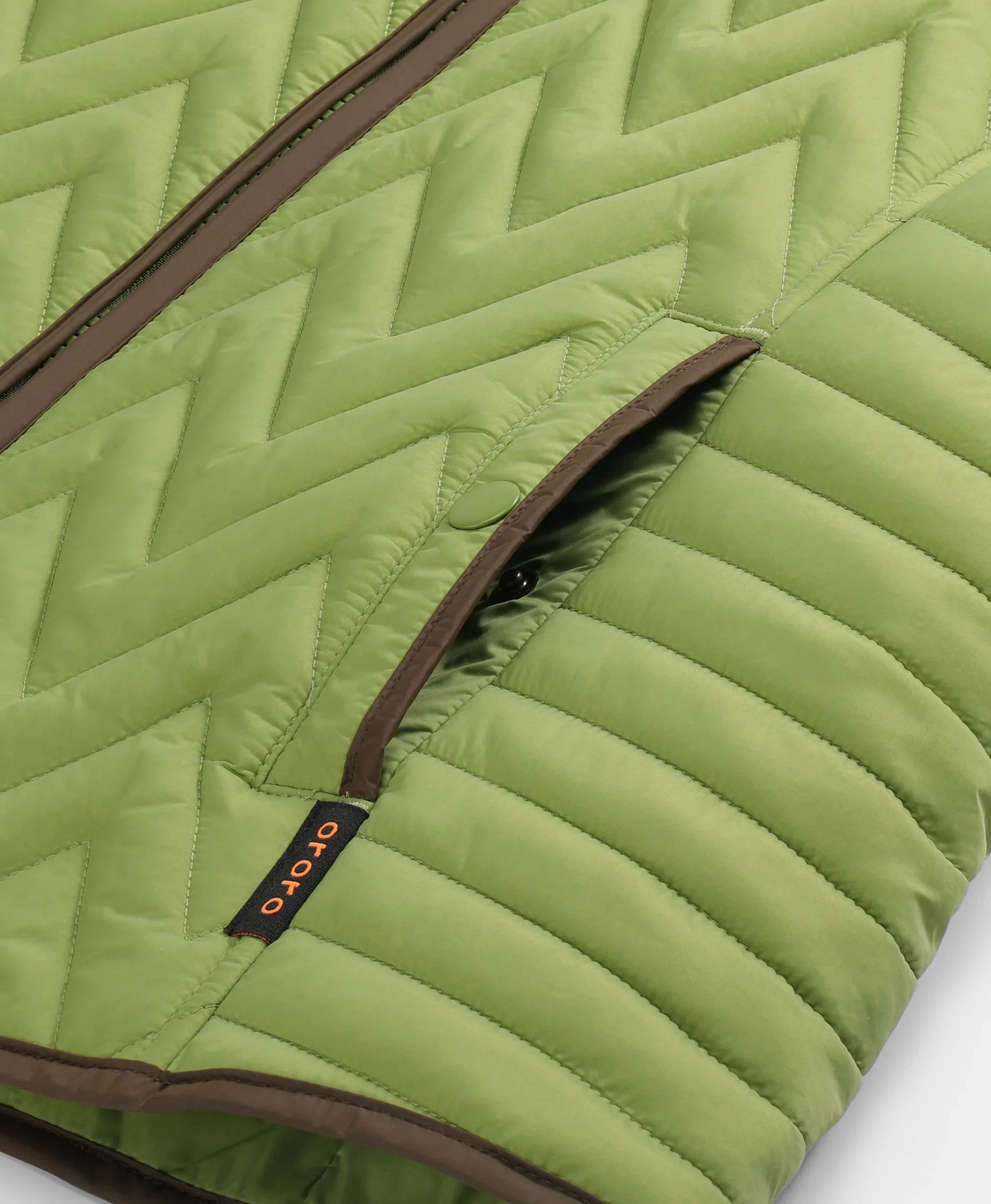 Women's Heated Chevron Quilted Vest - Black / Purple, Thumbnail 35