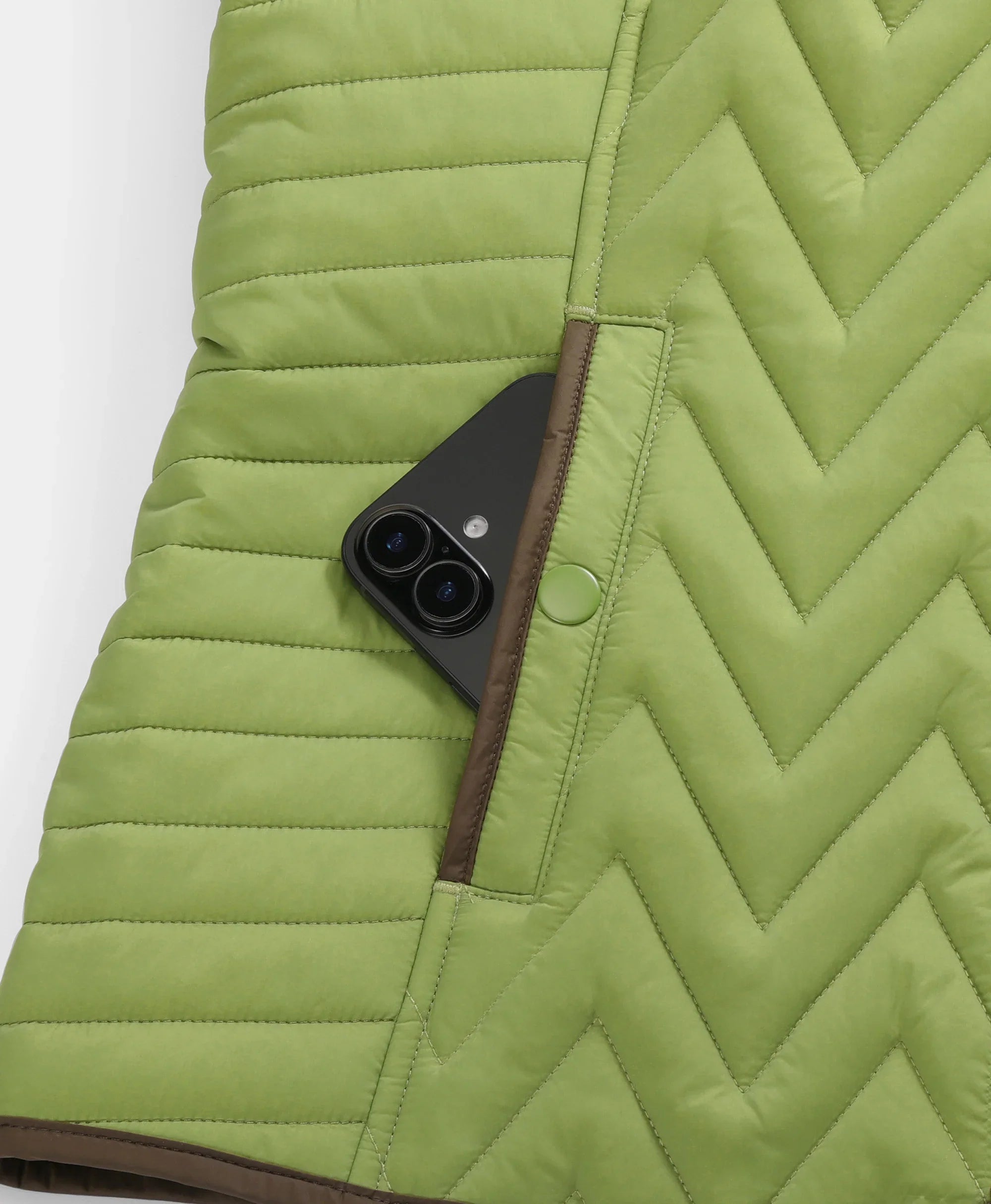 Women's Heated Chevron Quilted Vest - Black / Purple, Thumbnail 32