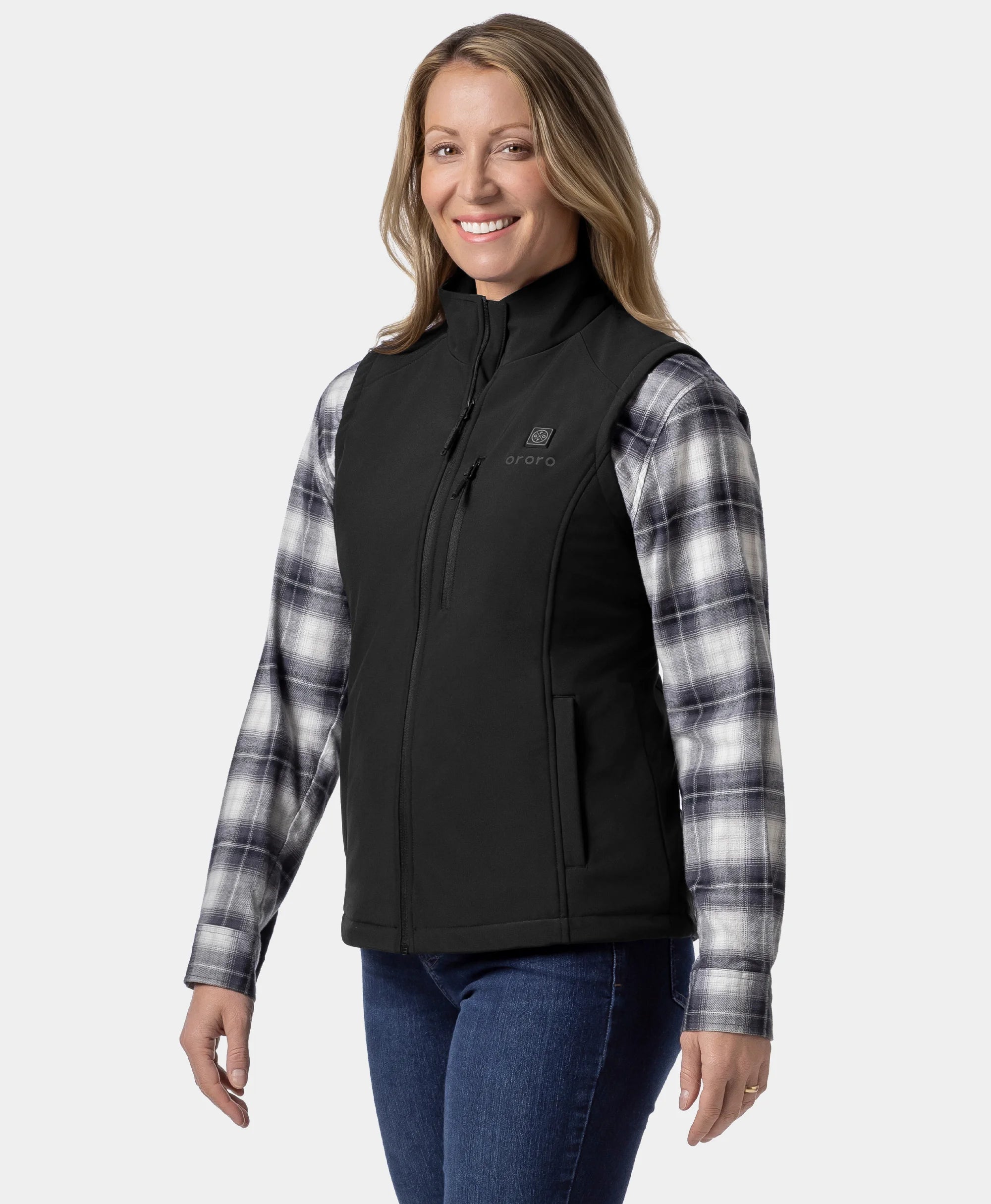 Veste Softshell Chauffante pour Femmes, Thumbnail 3