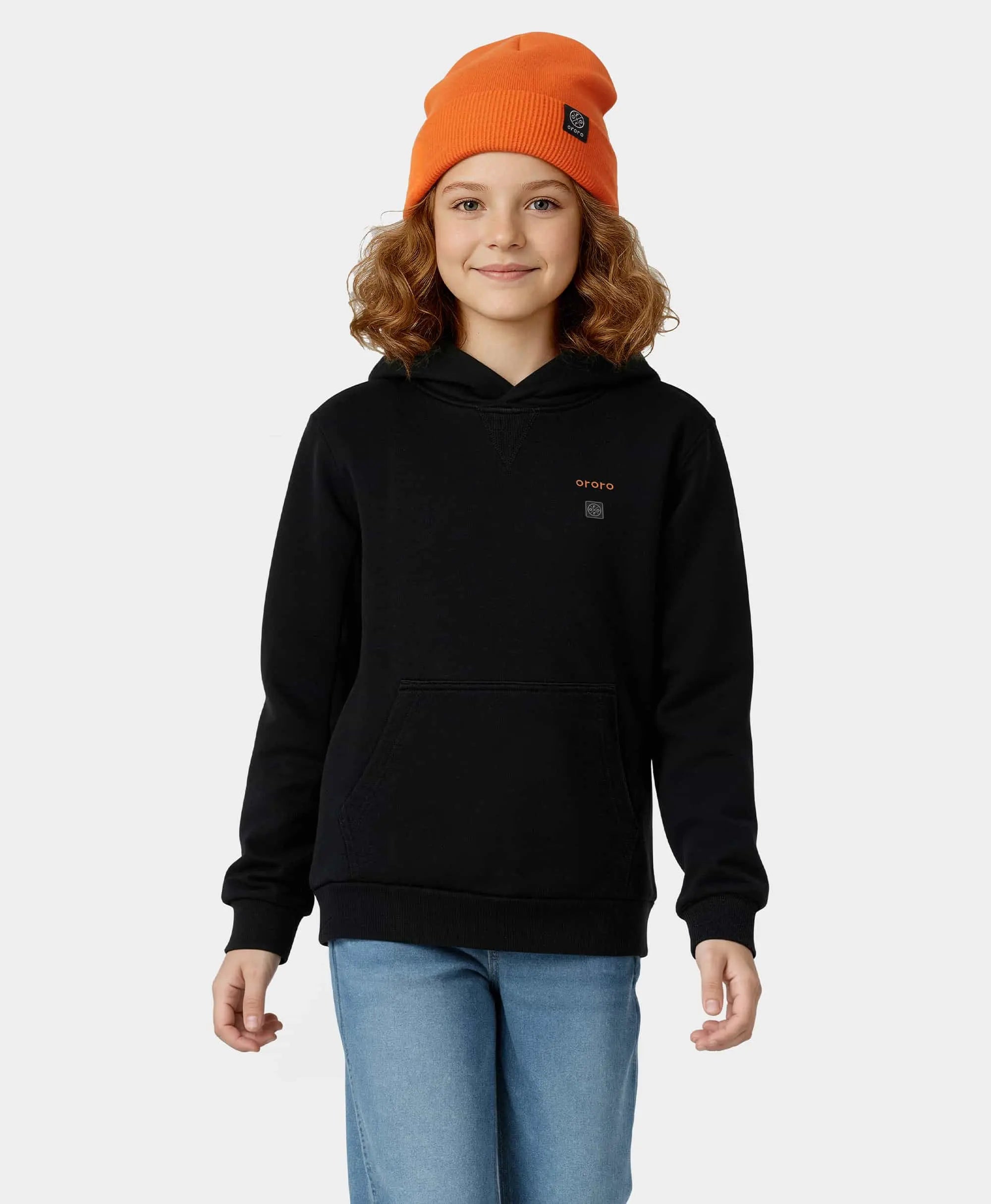 Kids' 4-Zone Heated Pullover Hoodie, Thumbnail 5