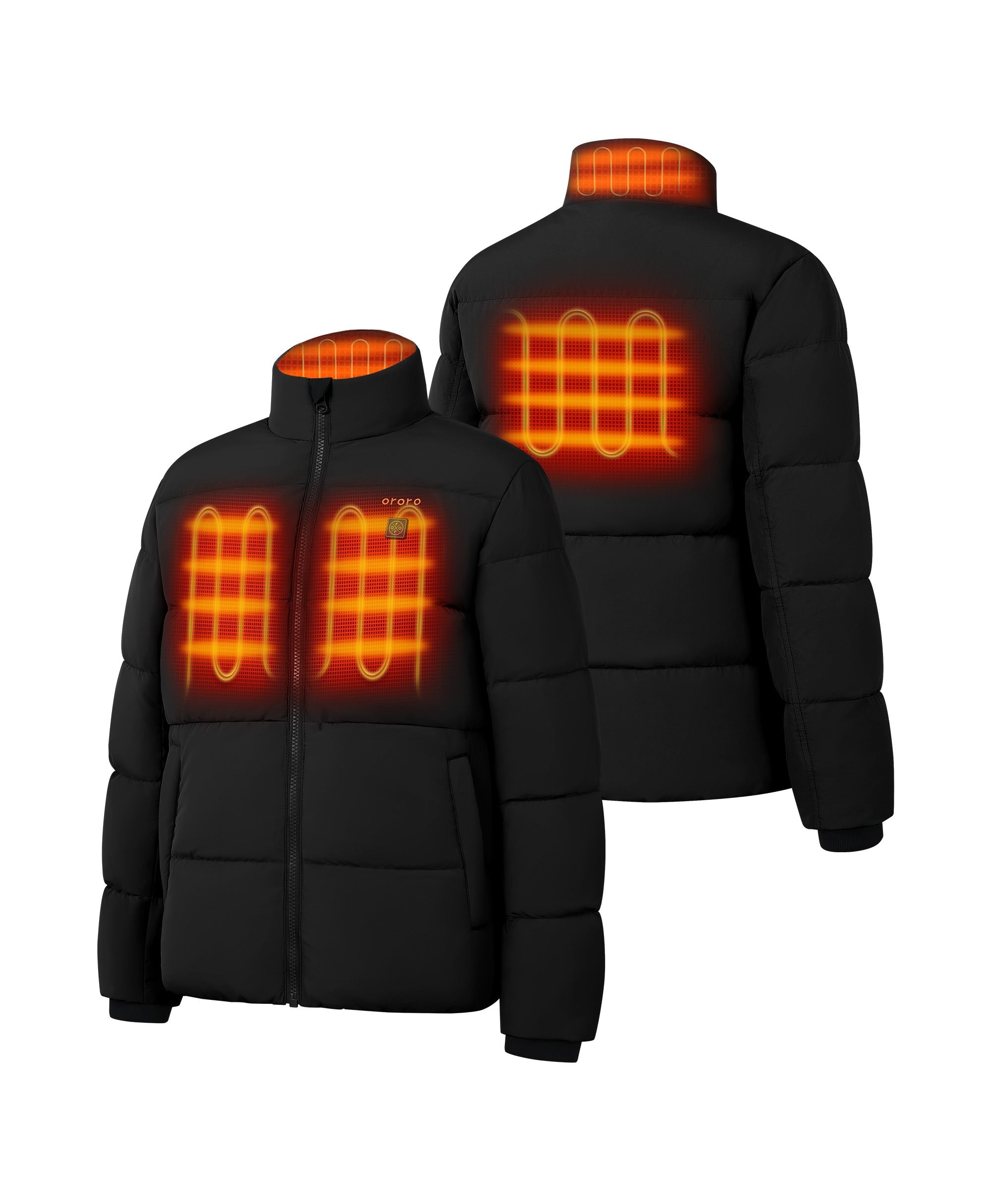 Kids' 4-Zone Heated Down Jacket, Thumbnail 13