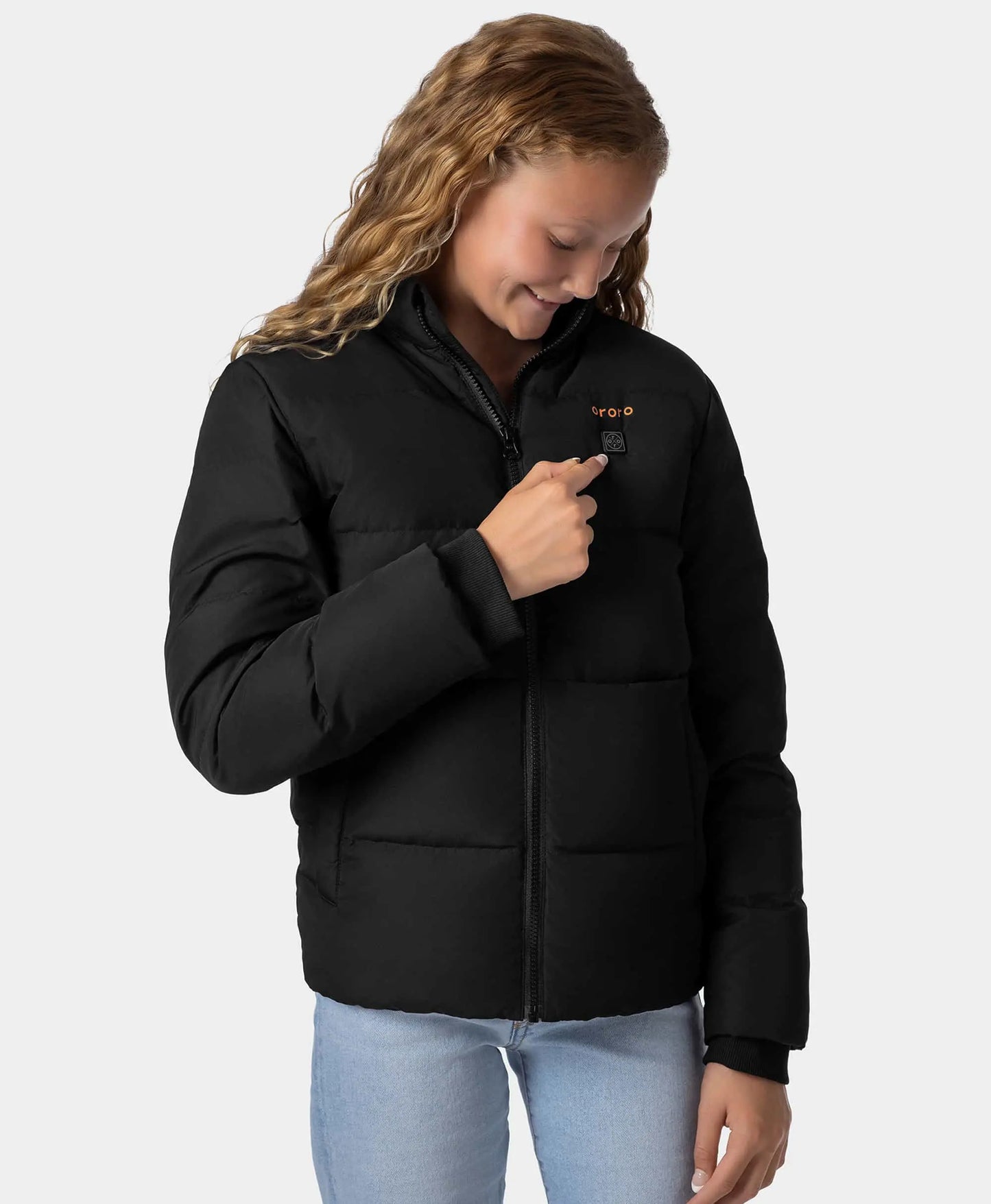 Kids' 4-Zone Heated Down Jacket