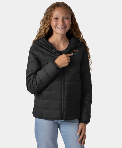 Kids' 4-Zone Heated Lightweight Puffer Jacket