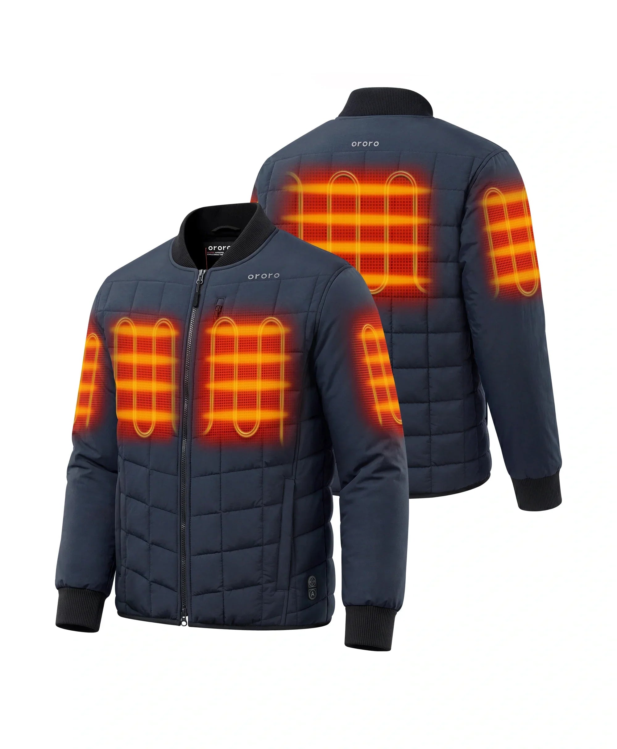 Scranton Men's 5-Zone Heated Bomber Jacket, Thumbnail 2