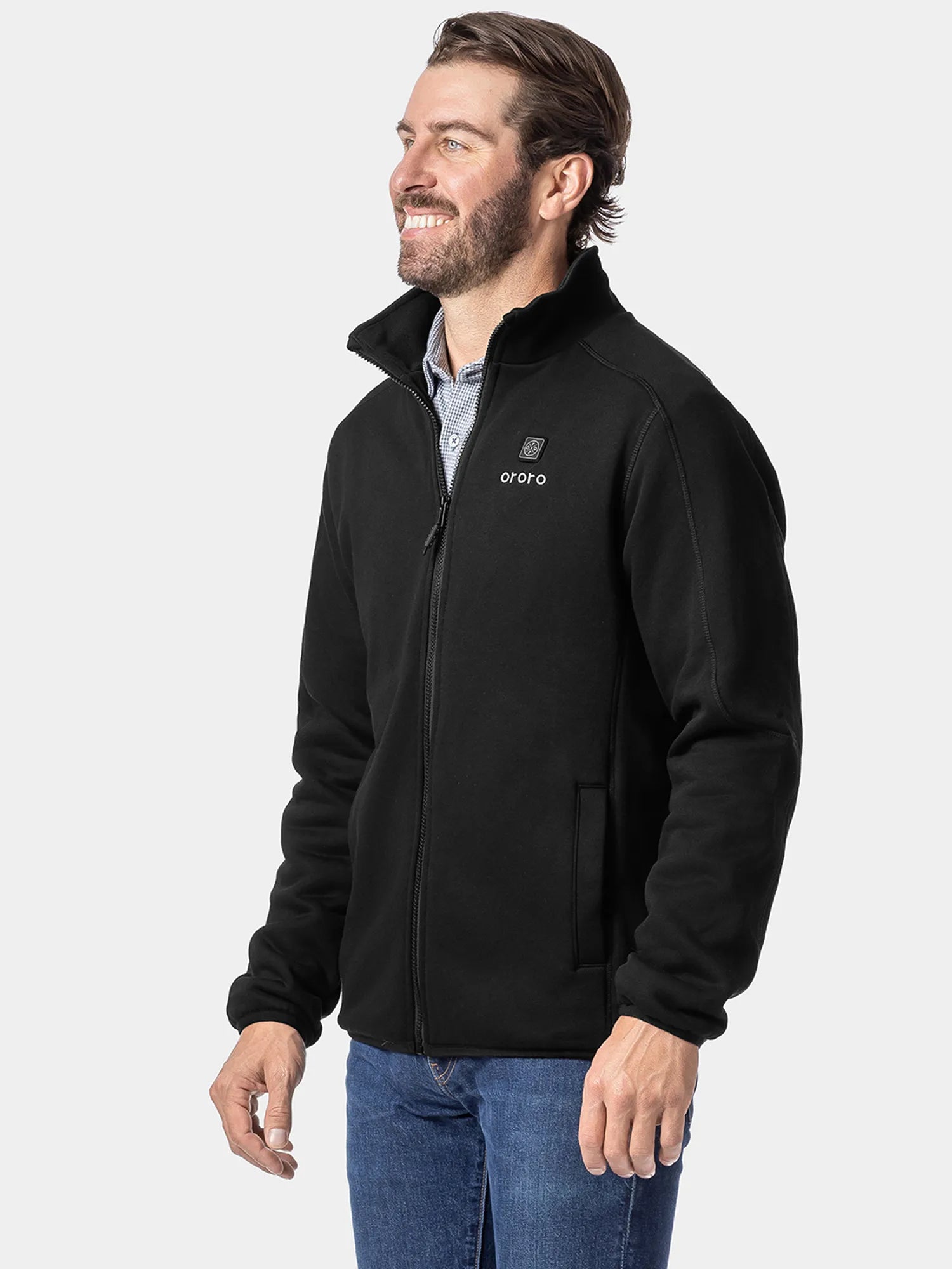 Men's Heated Full-Zip Fleece Jacket (2025), Thumbnail 3