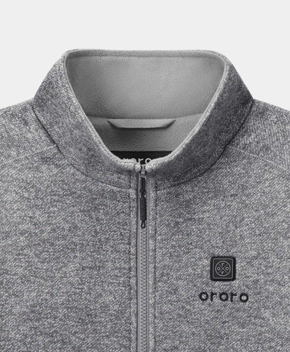 Men's Heated Full-Zip Fleece Jacket - (4 Heating Zones)