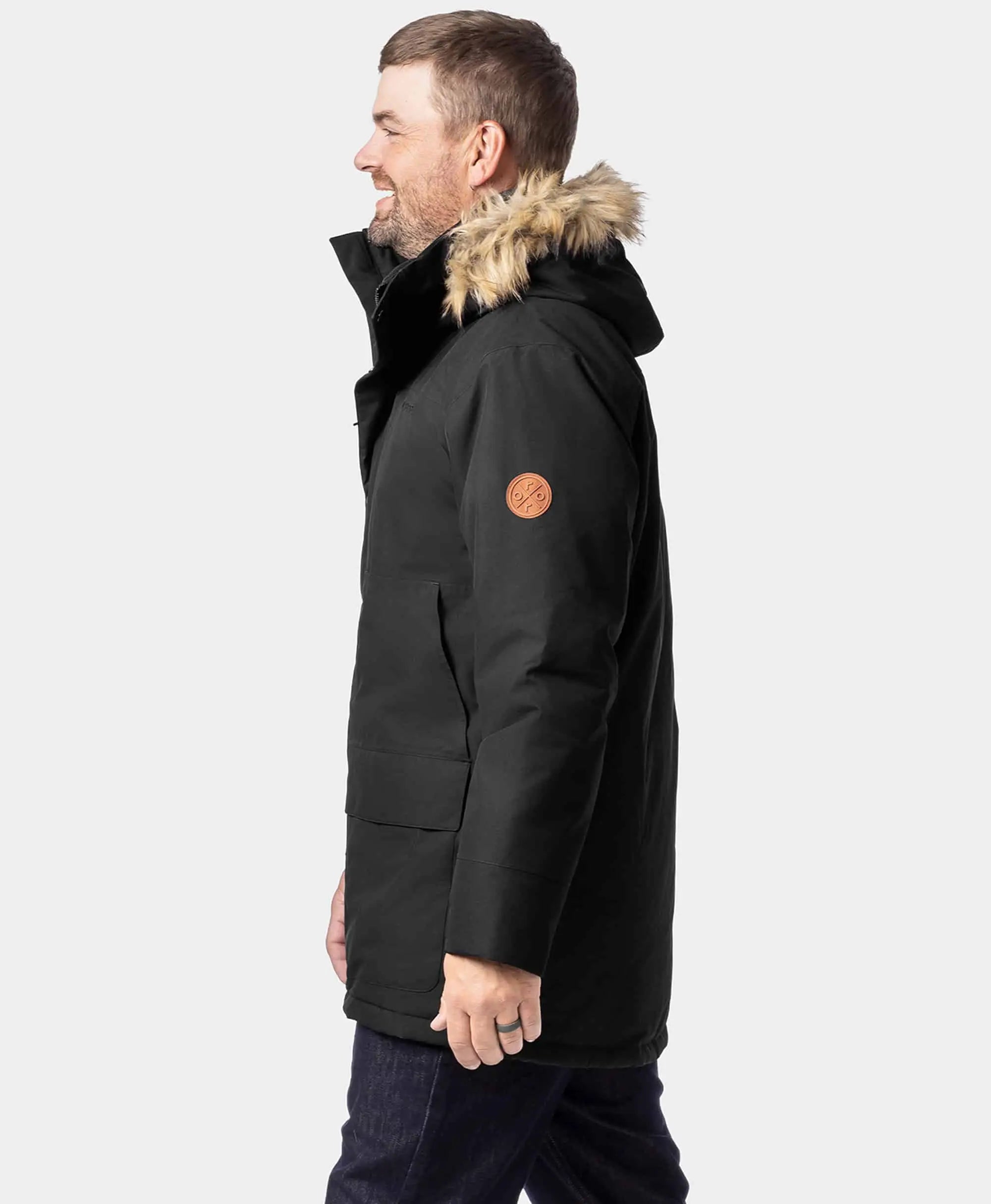 Gstaad Men's 4-Zone Heated Parka Jacket, Thumbnail 4