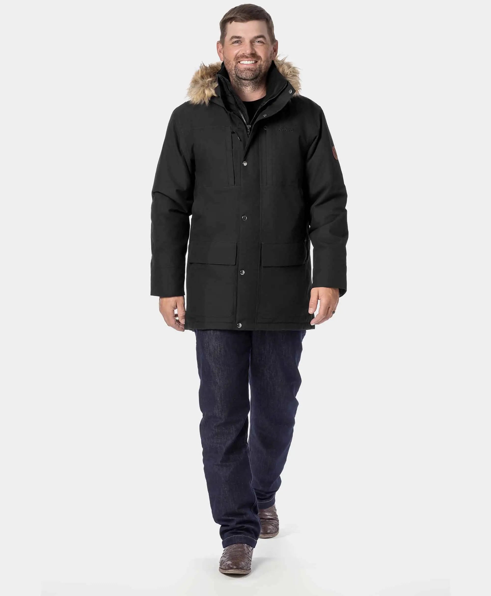 Gstaad Men's 4-Zone Heated Parka Jacket, Thumbnail 5