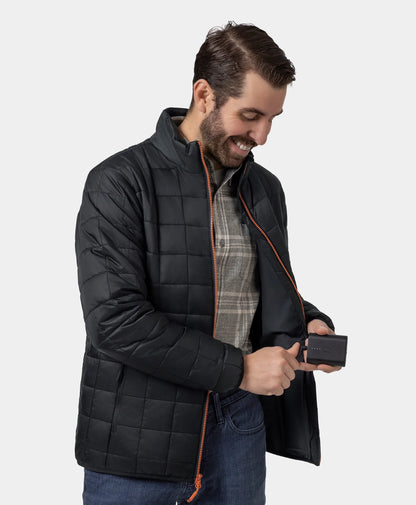 Prism Men's 4-Zone Heated Quilted Jacket