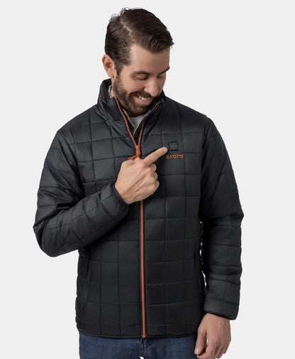 Prism Men's 4-Zone Heated Quilted Jacket