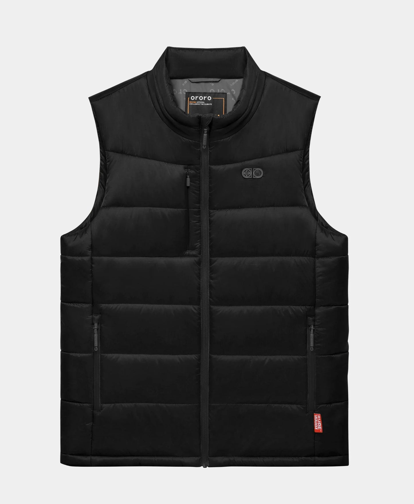 SureWarm® Men's 6-Zone Dual-Control Classic Pro Heated Vest - Black