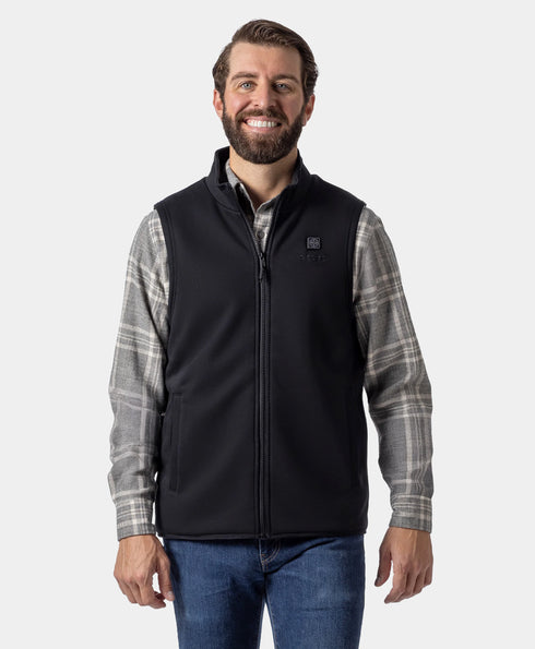 Men's Heated Fleece Vest (4 Heating Zones) ,view 1