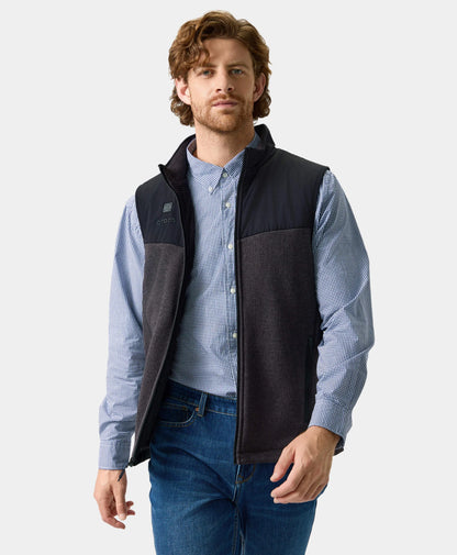 Augusta Men's Heated Sweater Fleece Vest