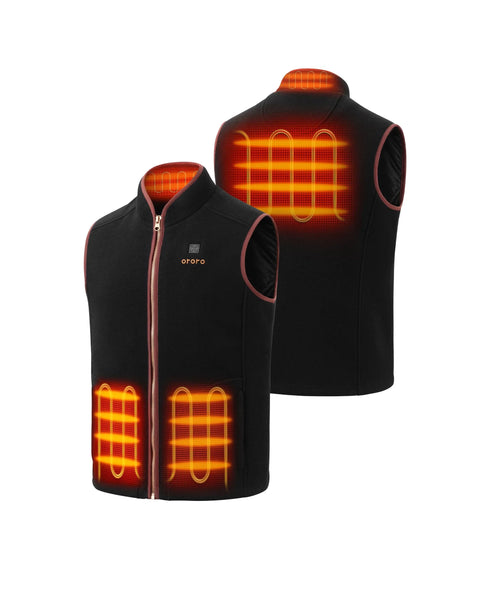 4 Heating Zones on Left & Right Hand Pockets, Mid-back and Collar ,view 2