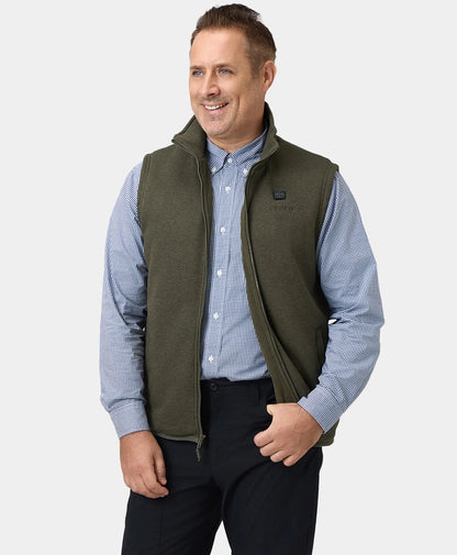 Men's Heated Fleece Vest - New Colors
