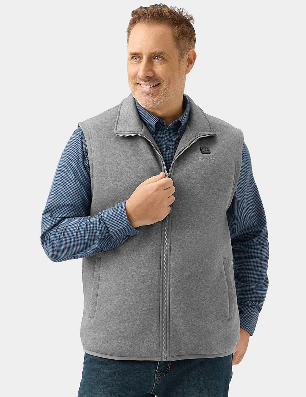(Open-box) Men's Ultrasoft Heated Fleece Vest, Thumbnail 21