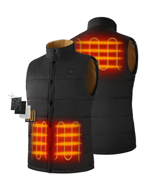 PuffLyte Men's 3-Zone Heated Lightweight Vest