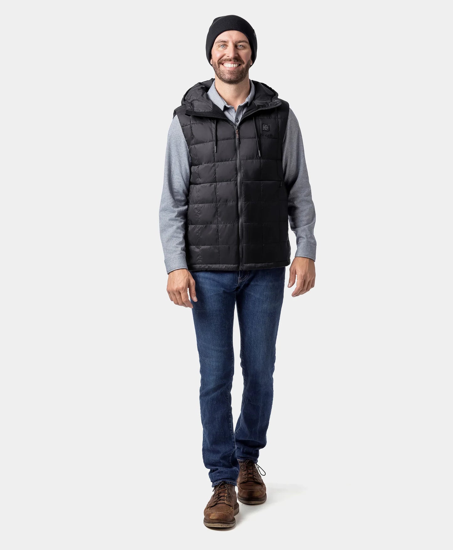 PuffLyte Men's 5-Zone Hooded Heated Vest
