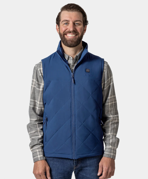 Men's Heated Quilted Vest - New Colors ,view 1