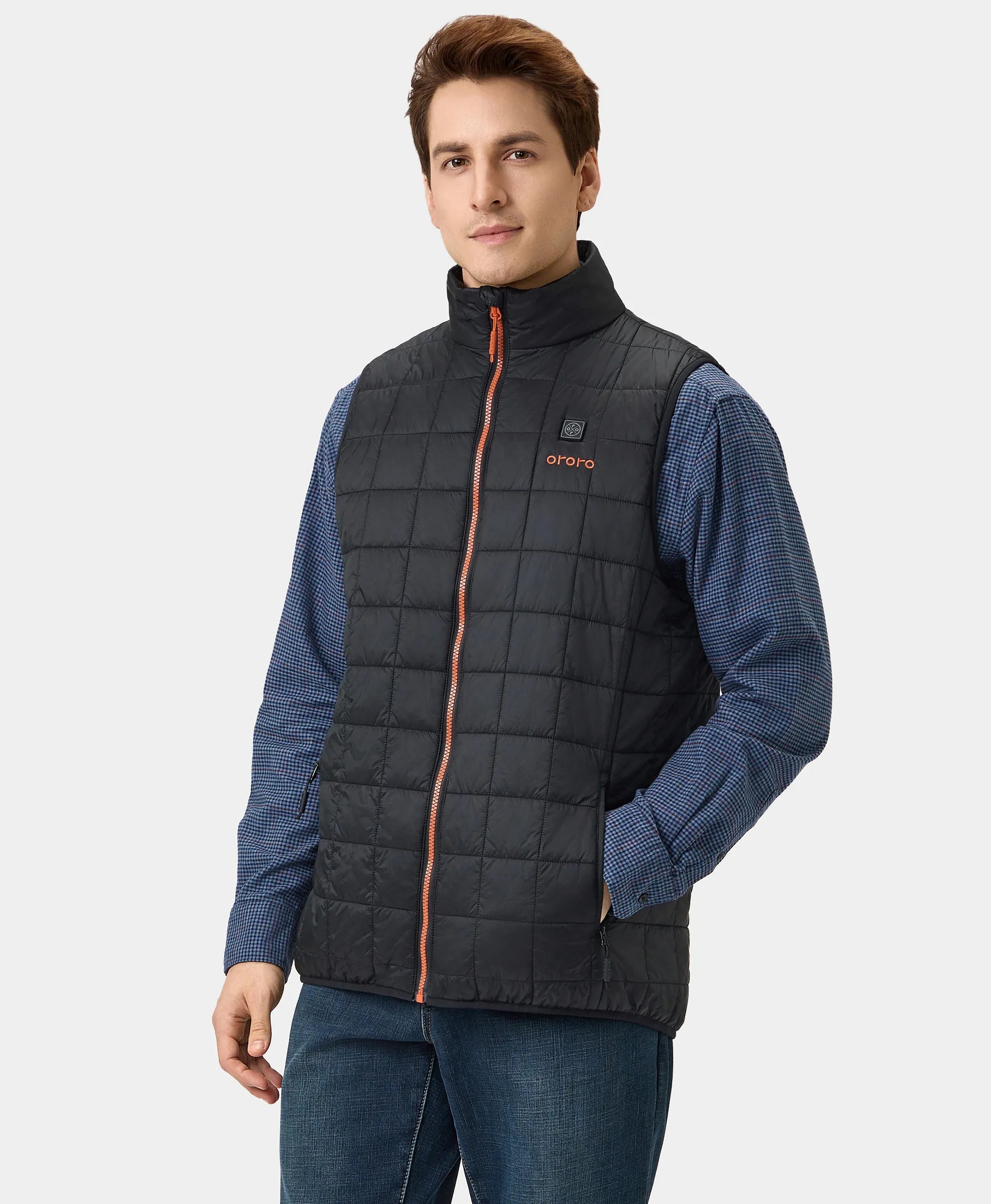 Prism Men's 4-Zone Heated Quilted Vest, Thumbnail 3