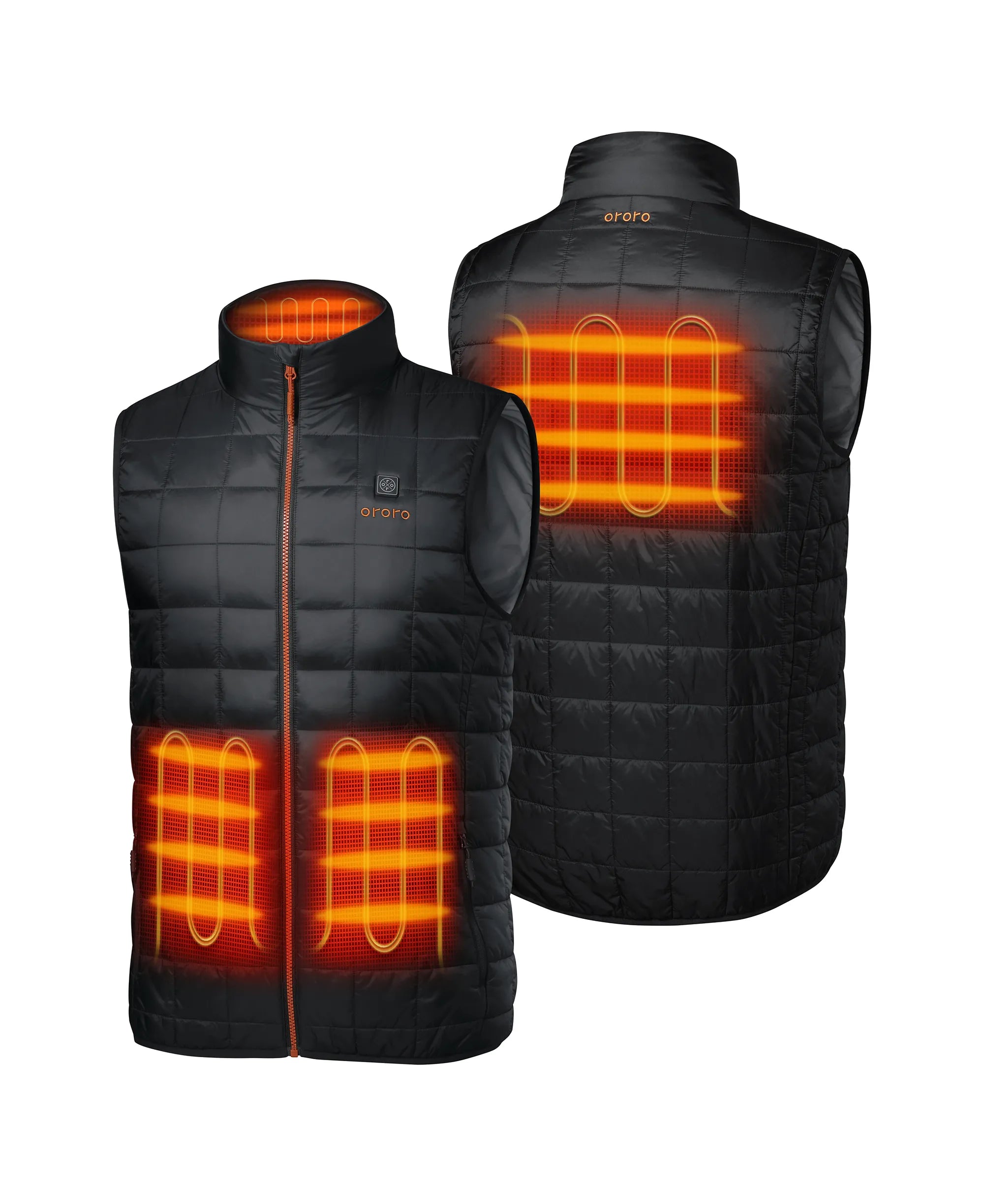 Prism Men's 4-Zone Heated Quilted Vest, Thumbnail 2