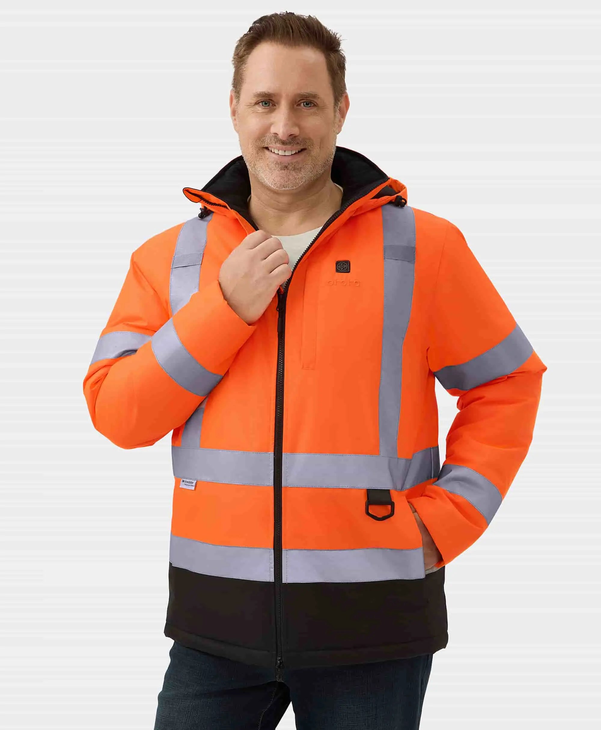 Final Sale - Flagstaff Men's Heated High-Visibility Jacket, Thumbnail 11