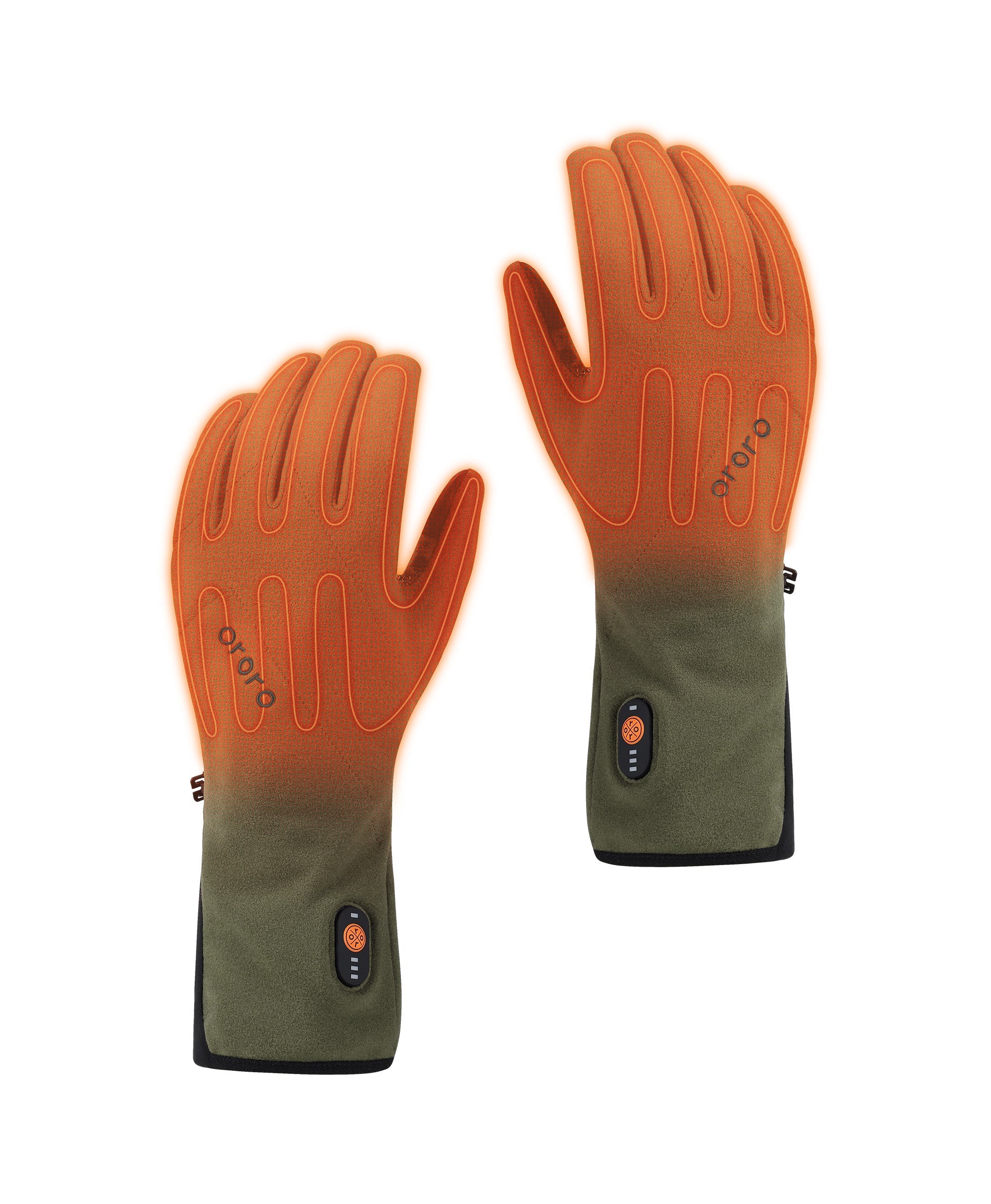 Heat on the back of the hands and fingers