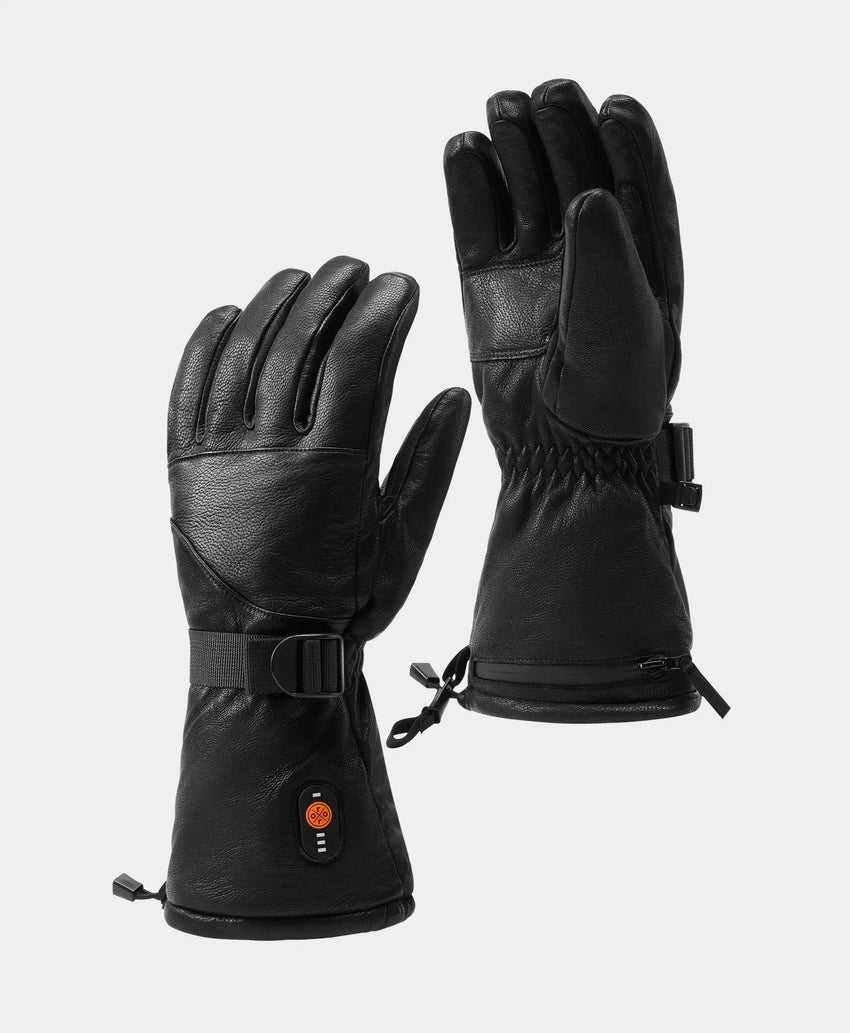 Unisex Heated Sheep Leather Gloves | Gloves for Winter | ororo