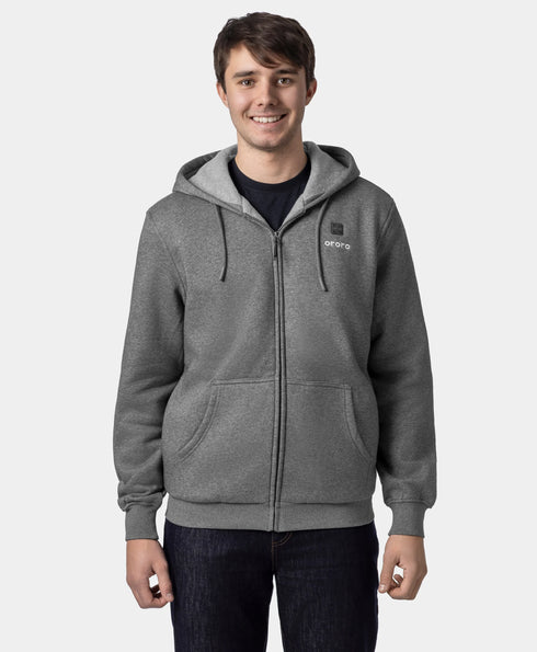 Element Unisex 4-Zone Fleece Heated Hoodie ,view 1