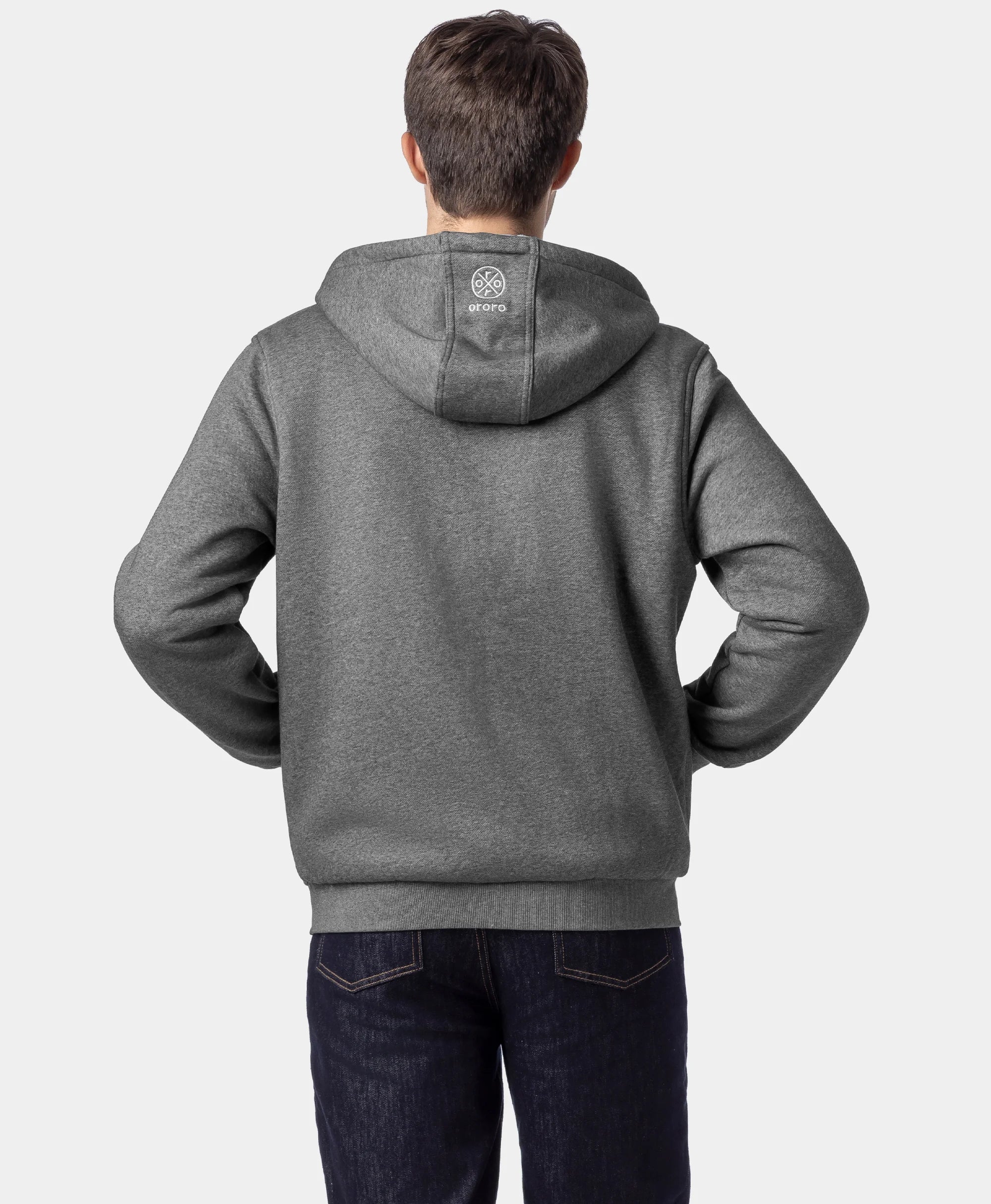 Element Unisex 4-Zone Fleece Heated Hoodie, Thumbnail 5