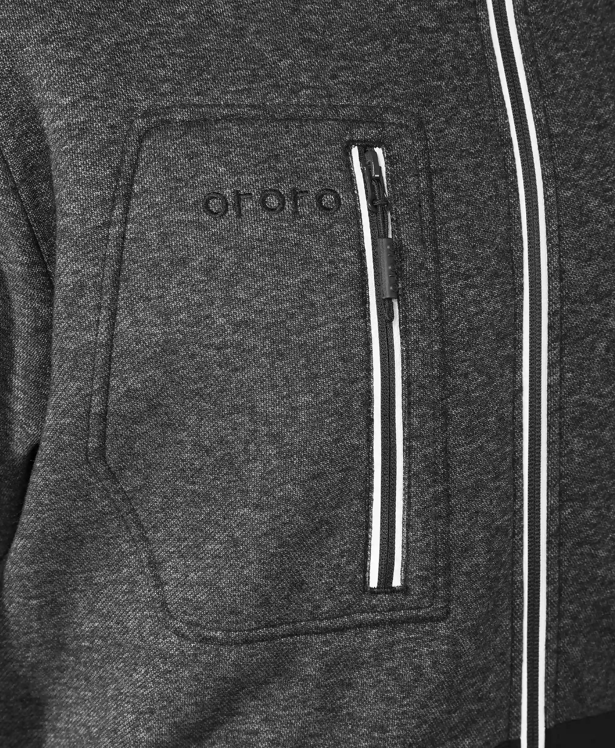 Wayne Unisex 5-Zone Heated Full-Zip Hoodie, Thumbnail 9