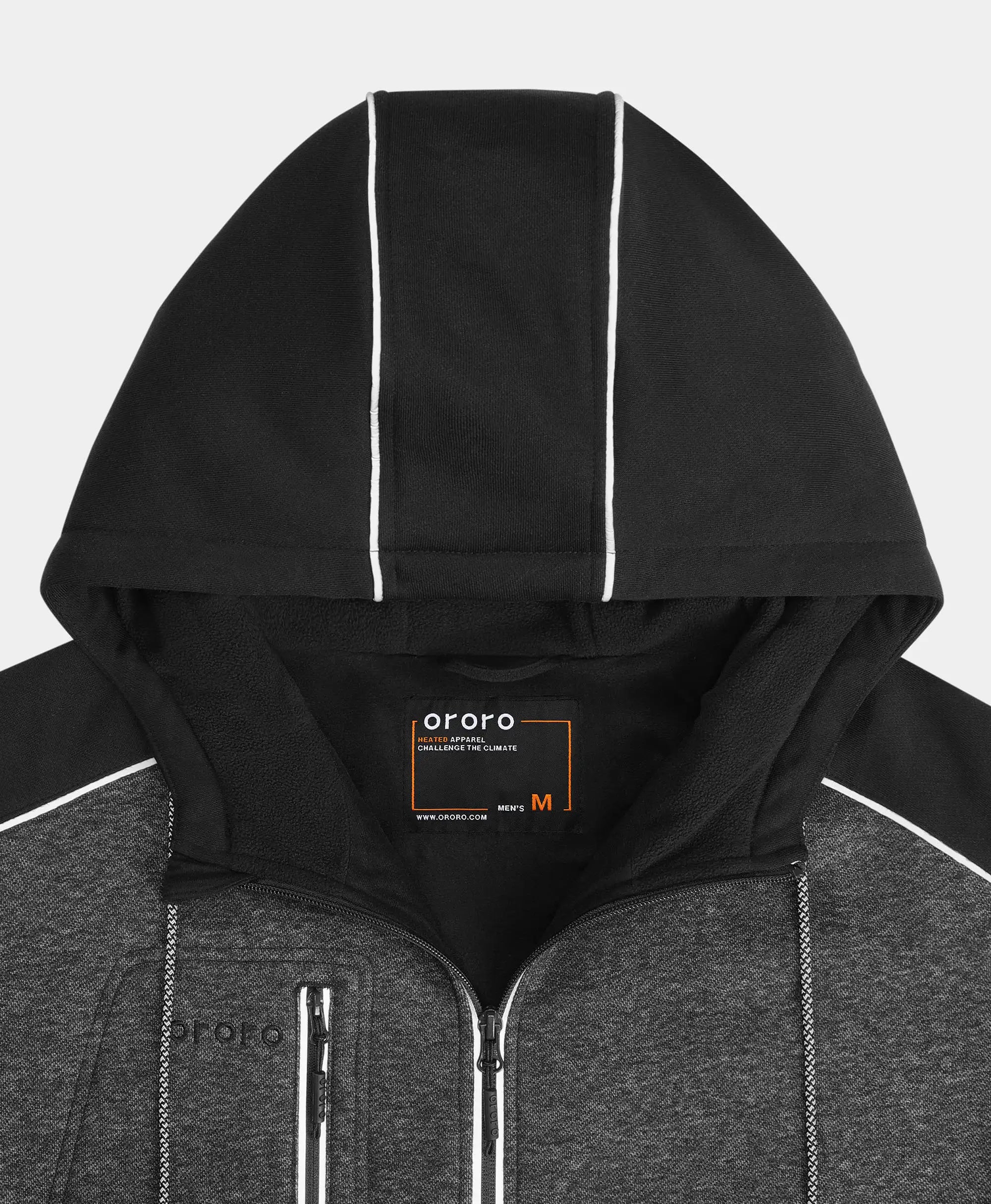 Wayne Unisex 5-Zone Heated Full-Zip Hoodie, Thumbnail 12