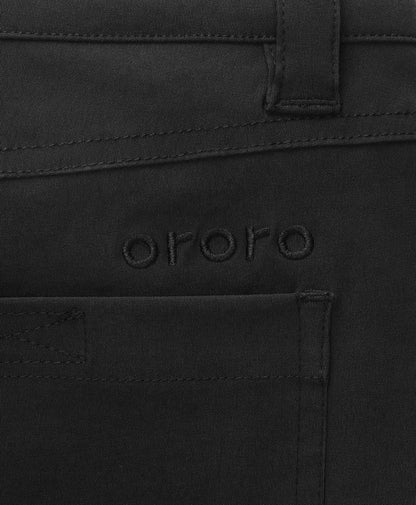 Velcro-secured back pockets