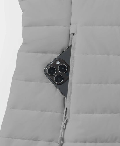 "Tribeca" Women's Heated Long Puffer Vest - New Colors