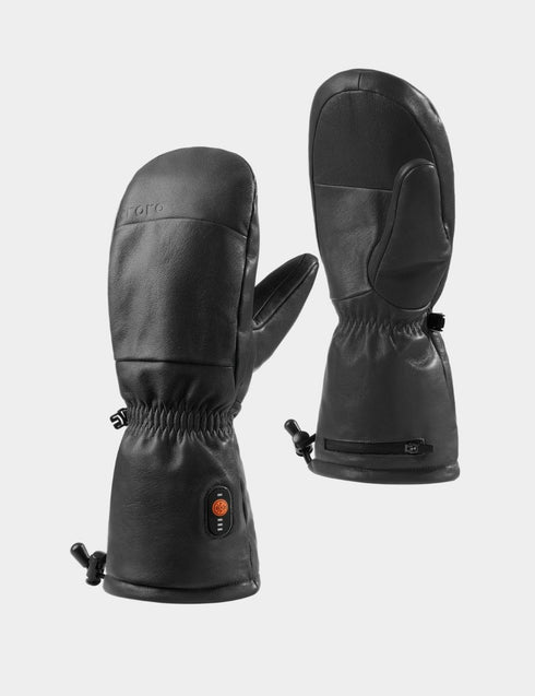 "Duluth" Unisex Heated Leather Chopper Mittens ,view 1