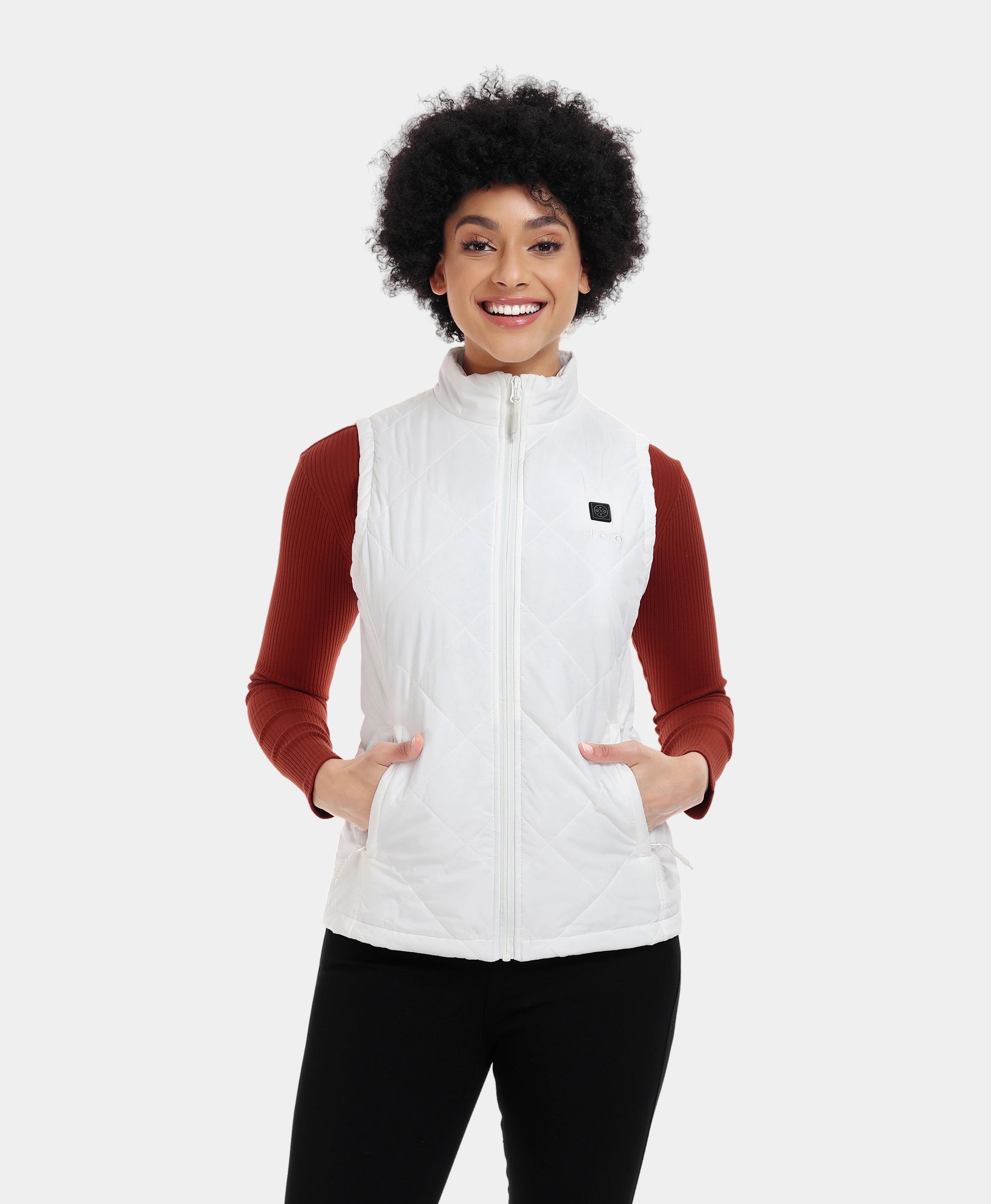 Women's Heated Quilted Vest - New Colors, Thumbnail 1