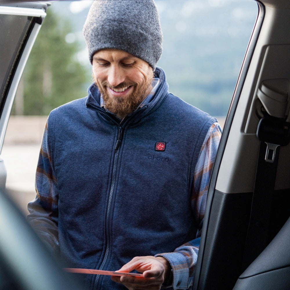 Men's Ultrasoft Heated Fleece Vest